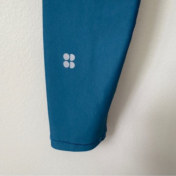 Sweaty Betty Full Length Athletic Leggings Stretch Logo High Waist Pocket Active - Picture 6 of 8